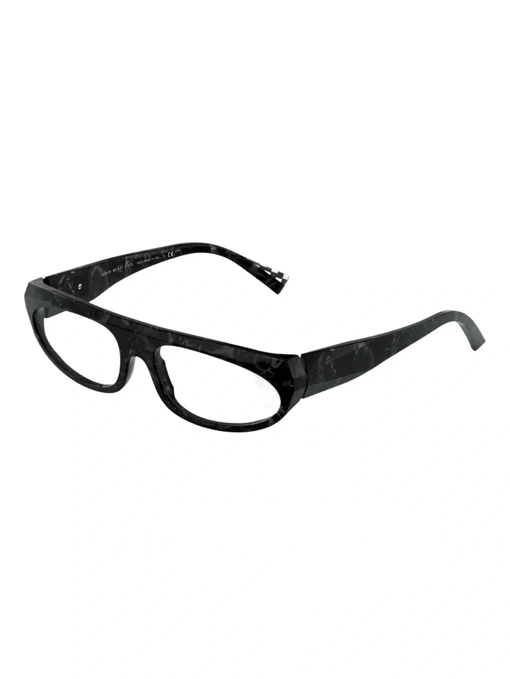 Alain Mikli Paris 001 Noir ‘Caselle’ Full Frame Eyeglasses A03103 Unisex $419